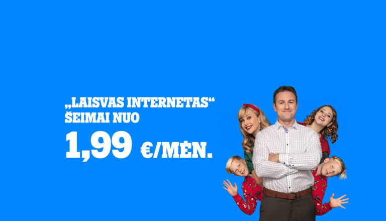 Mobiliojo ryšio bendrovė „Tele2“ savo klientams parengė išskirtinius interneto namams pasiūlymus. Klientai, savo vardu operatoriaus tinkle turintys 1 ar daugiau numerių, jau dabar gali pasirinkti šeimos poreikius geriausiai atitinkantį „Tele2 Laisvo interneto“ planą nuo 1,99 Eur per mėn.