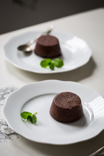 Šokoladinis manų pudingas