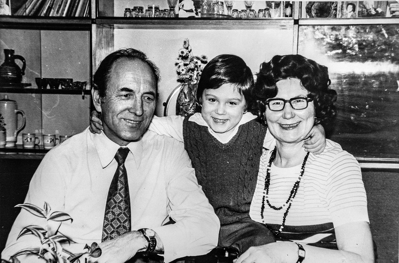 Nemunas su mama Amelija ir tėčiu Antanu Rašinskais. ASMENINIO ARCHYVO nuotr.