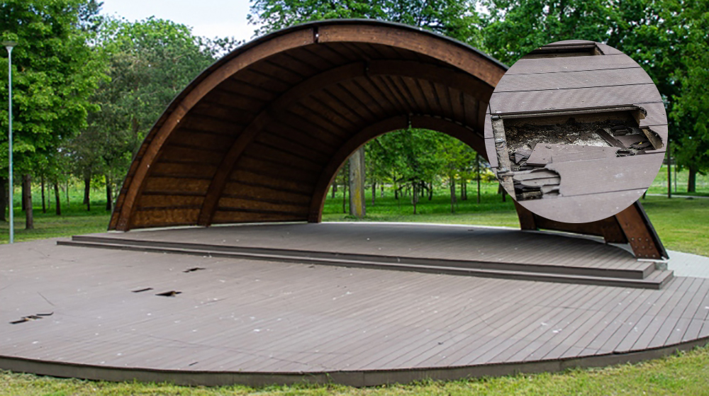 Nuotolinis mokymas gali parodyti ne tik mokinių žinias bei gabumus, bet ir europinio projekto vertę. Ramygalos gimnazijos mokytojo Egidijaus Marozo šuoliukai tiesiogiai filmuojamoje kūno kultūros pamokoje vos prieš kelis mėnesius pastatytoje miestelio lauko scenoje baigėsi anekdotu, visai nejuokingu rangovams.