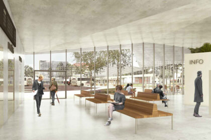 Panevėžio miesto savivaldybėje visuomenei pristatyti vieno žymiausių Lietuvos architekto, Nacionalinės kultūros ir meno premijos laureato Rolando Paleko architektų studijos parengti Panevėžio autobusų stoties projektiniai pasiūlymai.