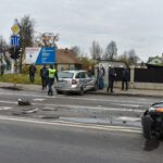 Panevėžyje, Marijonų ir Stoties gatvių sankryžoje susidūrus trims automobiliams, vienas žmogus išvežtas į ligoninę.