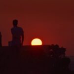 Saulėlydis Northcliff gyvenamajame rajone, Johanesburge. ASMENINIO ARCHYVO nuotr.