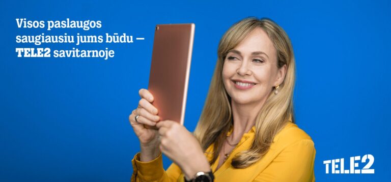 Mobiliojo ryšio operatorius „Tele2“ ragina savo privačius ir verslo klientus reikalingas prekes ir paslaugas užsisakyti elektroninėje parduotuvėje www.tele2.lt. Čia tai galėsite padaryti saugiai, greitai ir paprastai.