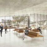 Laukimo salės vaizdas.