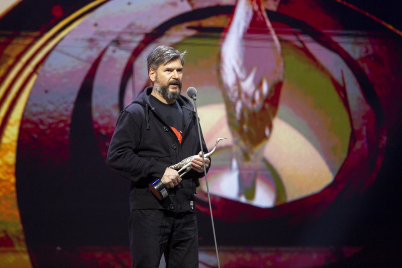 Juostos „Animus animalis“ garso režisierius Jonas Maksvytis. A. ŽEGULYTĖS ASMENINIO ARCHYVO nuotr.