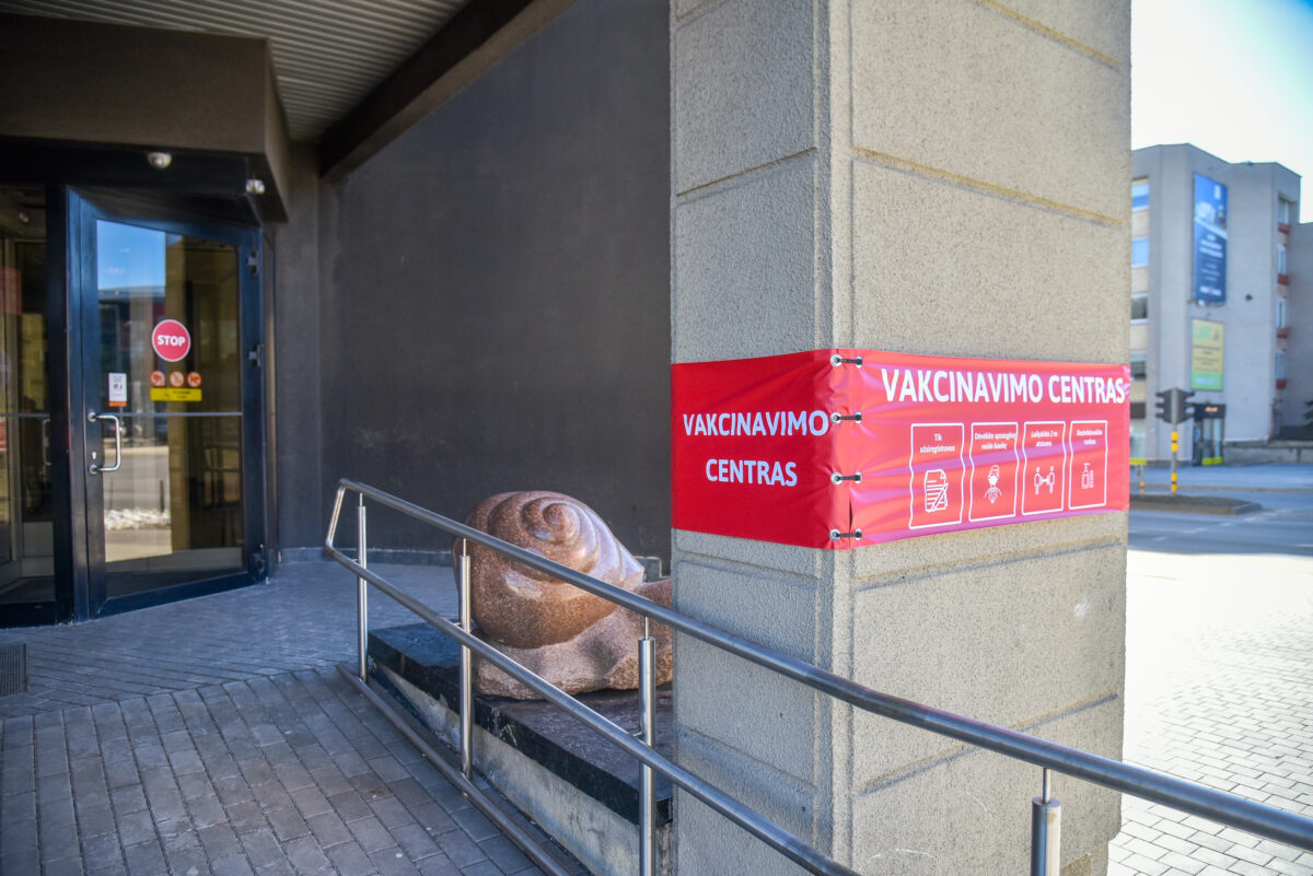 Panevėžio vakcinavimo centras P. Židonio nuotr.
