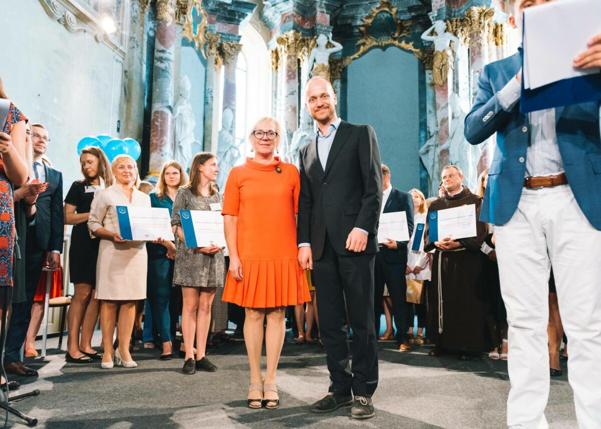 Savo, kaip pedagogo, kelią vilnietis P. Narušis pradėjo su Panevėžio „Vyturio“ progimnazijos kolektyvu. Asmeninio archyvo nuotr.