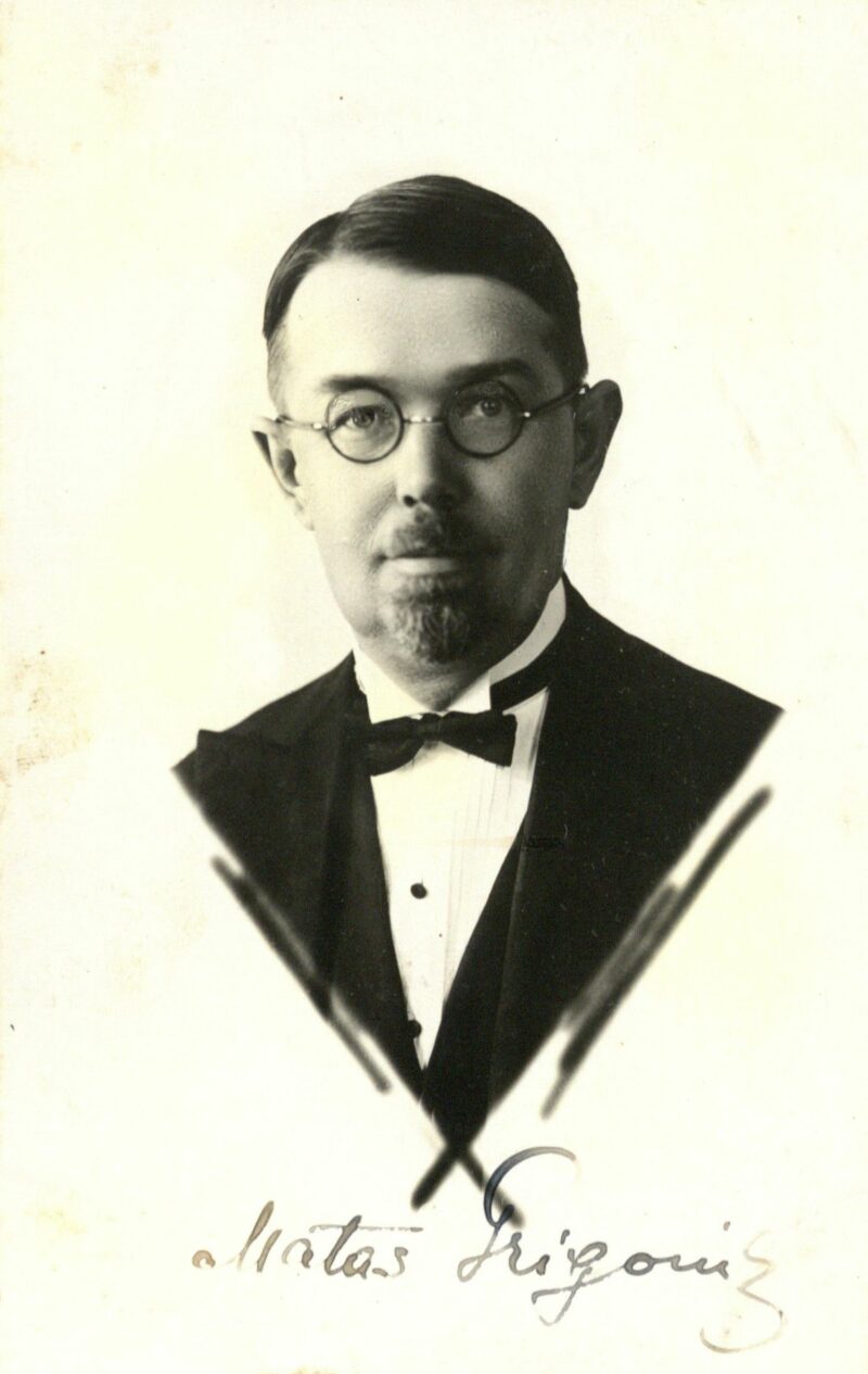 Matas Grigonis. PANEVĖŽIO VYSKUPIJOS KURIJOS ARCHYVO nuotr.