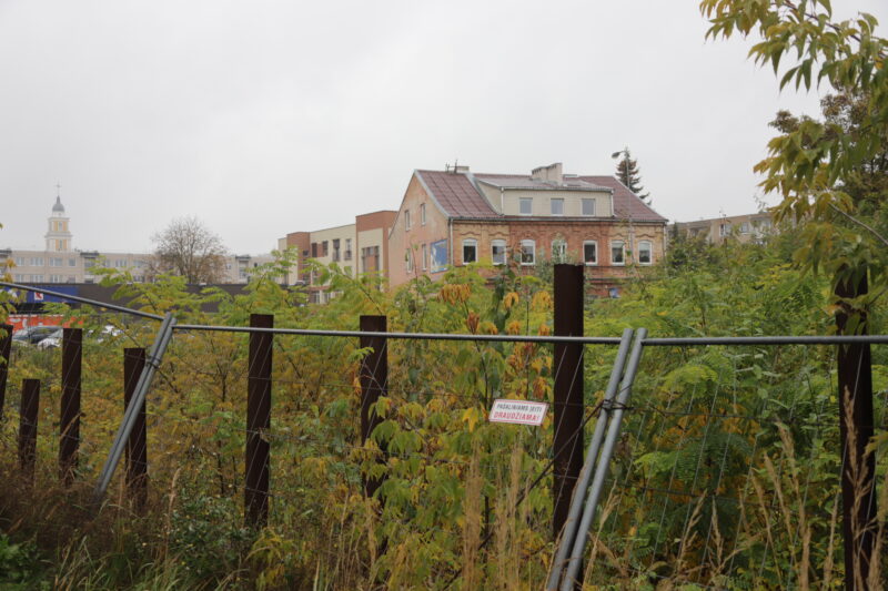 Bene dešimt metų panevėžiečius gąsdinęs nebaigtų statybų vaiduoklis dar šįmet turėtų sulaukti statybininkų. I. STULGAITĖS-KRIUKIENĖS nuotr.