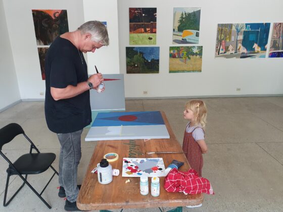 Tomas Rudokas su anūkėle Adele. Asmeninio archyvo nuotr.