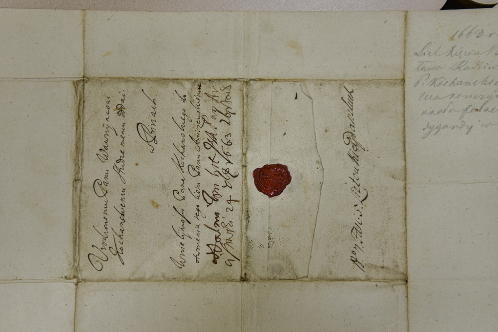 Boguslavo Radvilos, paskutinio Radvilų Biržų–Dubingių atšakos vyriškos giminės atstovo raštas. P. ŽIDONIO nuotr.