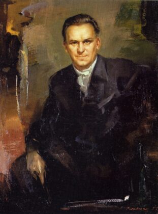 Povilas Puzinas. Autoportretas. 1957 m. Vilniaus dailės galerija