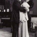 A. Strindbergas „Mirties šokis“ (rež. Juozas Miltinis), 1973 m. Bronius Babkauskas – Kurtas, karantino viršininkas, Dalia Melėnaitė – Alisa, Edgaro žmona, buvusi aktorė. Kazimiero VITKAUS nuotr. PAVB FKV-457-10