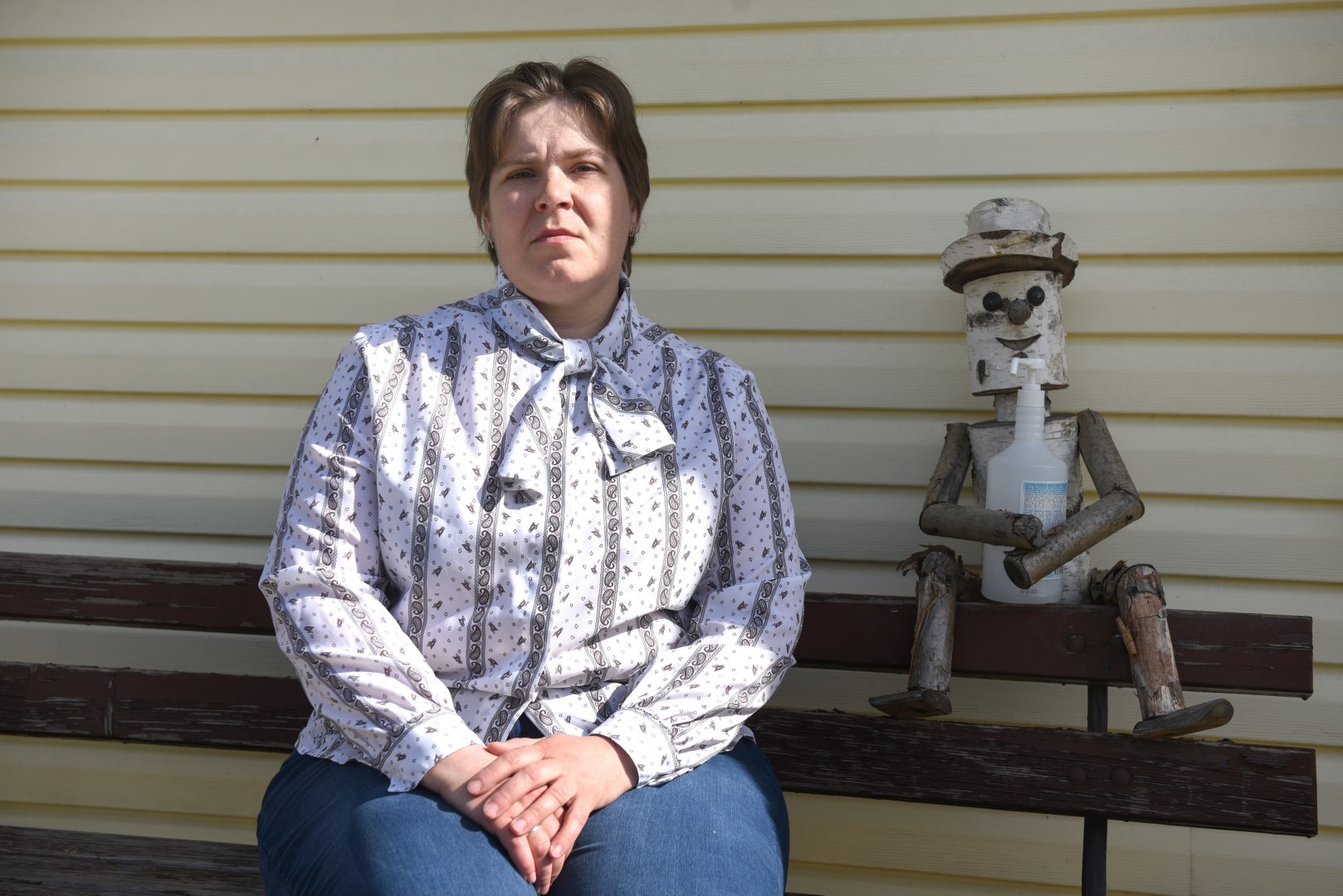 Olena Goroschkina Lietuvoje negali legaliai įsidarbinti, jos sūnus mokykloje irgi nelegalas. G. KARTANO nuotr.