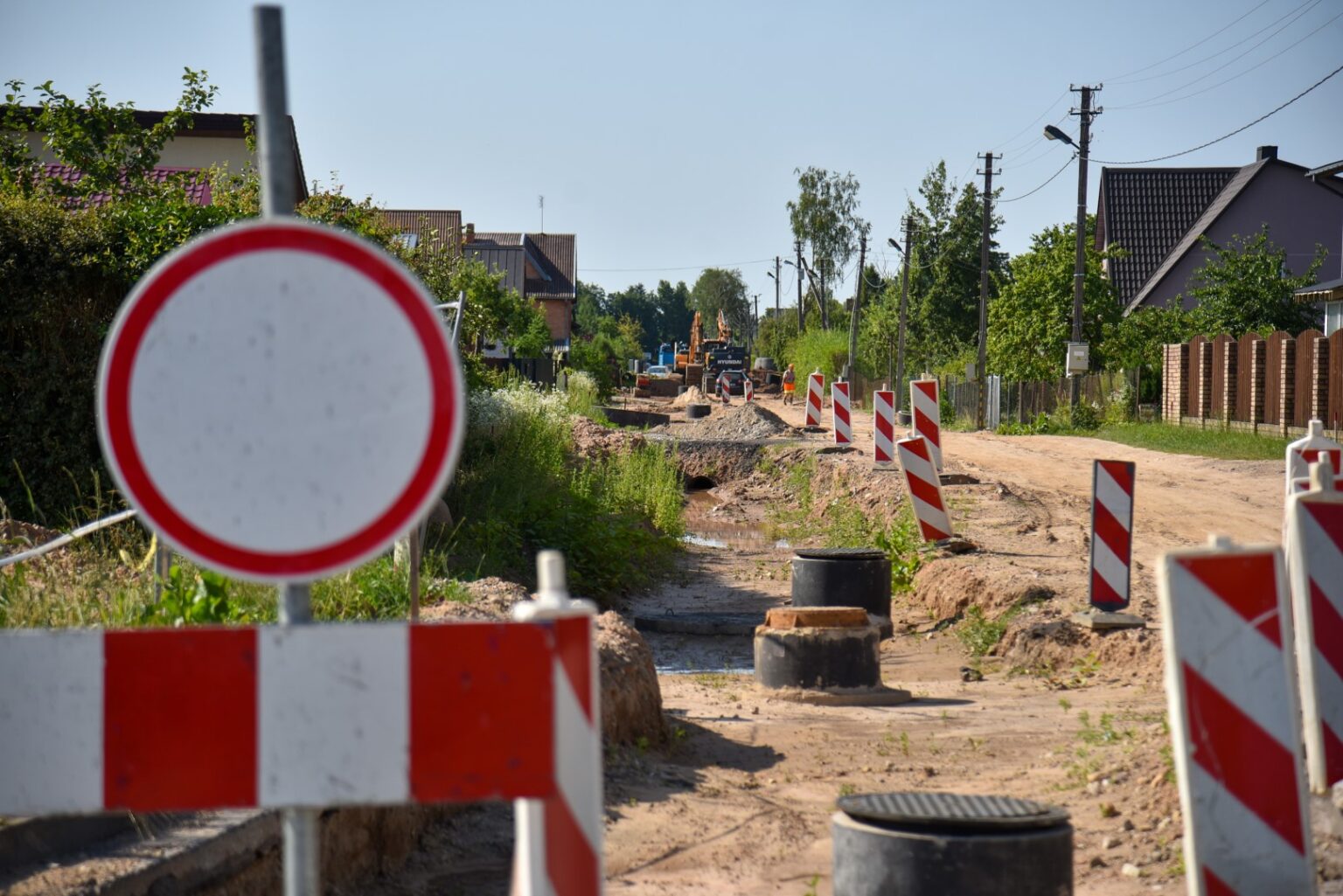 Tragiška nelaimė Panevėžyje trečiadienio popietę sustabdė Bendrijų gatvės rekonstrukciją.