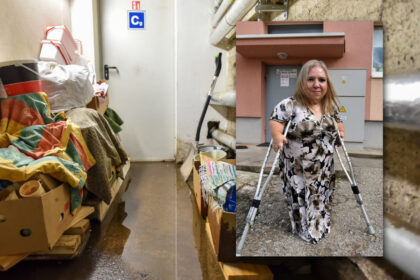 Panevėžį nuplovusi trumpa, bet smarki liūtis pirmadienio vakarą upėmis pavertė gatves, sėmė namų rūsius.