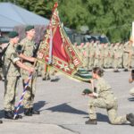 Karaliaus Mindaugo husarų batalione vyko nuolatinę privalomąją pradinę karo tarnybą baigusių 245 karių išleidimo į atsargą ceremonija.