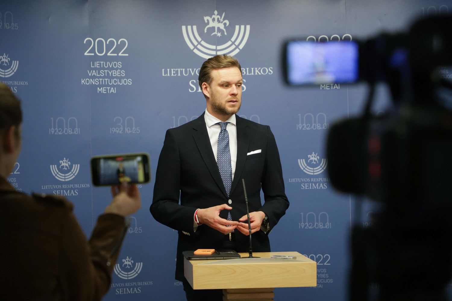 Užsienio reikalų ministras Gabrielius Landsbergis. Dainiaus Labučio (ELTA) nuotr.