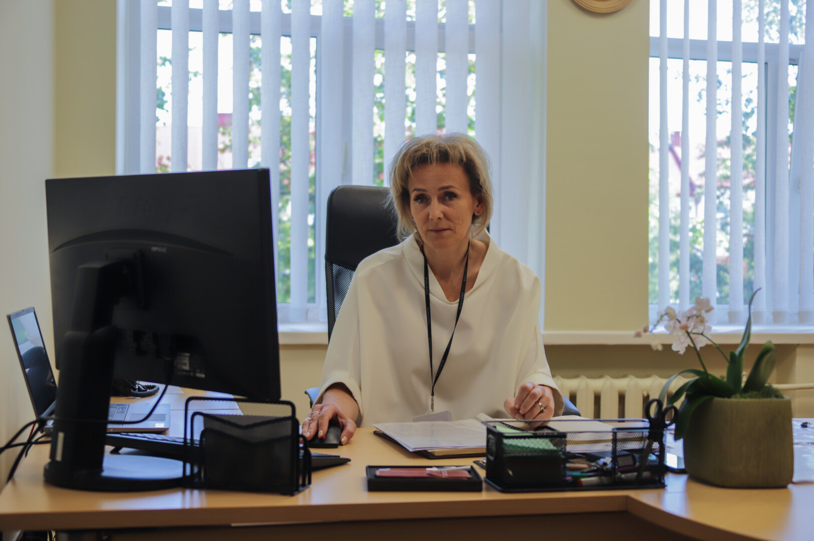 Pasak Silvijos Sėrikovienės, mokyklų valgyklose bus galima atsiskaityti keliais būdais. I. STULGAITĖS-KRIUKIENĖS nuotr.