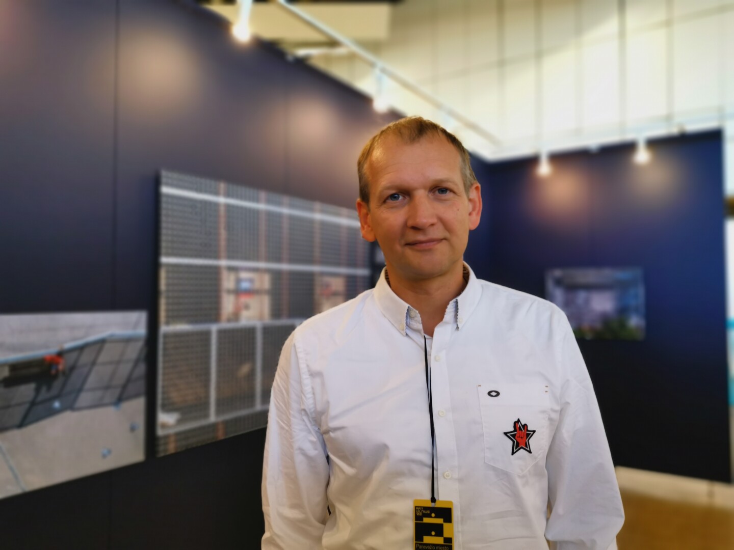 Andrius Repšys „ArtVilnius“ parodoje. I. Stulgaitės-Kriukienės nuotr.