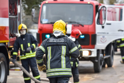 Pranešimo apie gaisrą Šiauliuose, Aido gatvėje Bendrasis pagalbos centras sulaukė pirmadienį apie 13.04 val.