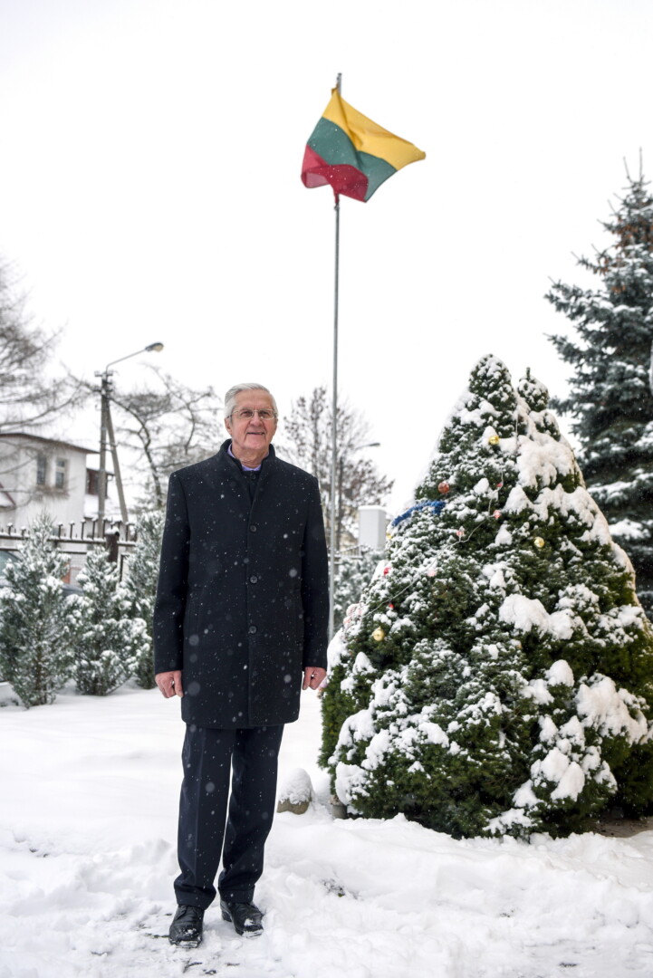 „Mes pirmieji ėjome į tą mūšį“, – sako signataras Jonas Liaučius, aktyviai dalyvavęs ir kuriantis Sąjūdžio iniciatyvinei grupei Panevėžyje. G. KARTANO nuotr.