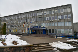 Rajono Savivaldybė vaikams numačiusi atitverti dalį koridoriaus ketvirtajame aukšte. P. ŽIDONIO nuotr.