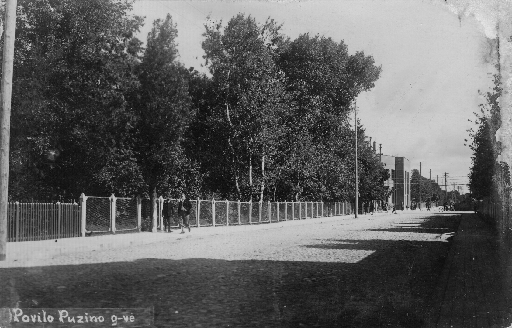 Panevėžio plane dabartinė P. Puzino gatvė pirmąkart paminėta 1871-aisiais ir vadinta Žaliosios vardu. PANEVĖŽIO KRAŠTOTYROS MUZIEJAUS FONDŲ nuotr. 