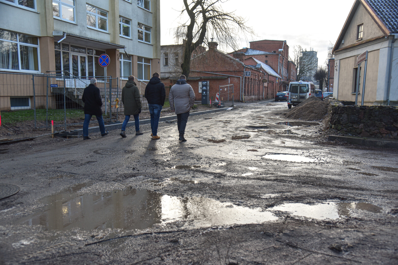 Sutvarkyta Kranto gatvė paryškins Panevėžio senamiesčio veidą. P. ŽIDONIO nuotr.