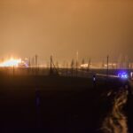 Po aukšto slėgio dujotiekio sprogimo Pasvalio rajone vietiniai dėkoja dangui, kad nesudegė gyvi.