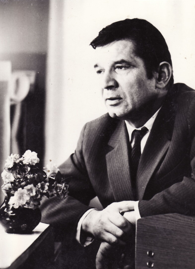 Bronius Babkauskas. Viena iš paskutiniųjų fotografijų. Fotogr. Kazimiero Vitkaus. PANEVĖŽIO APSKRITIES G. PETKEVIČAITĖS-BITĖS VIEŠOSIOS BIBLIOTEKOS FONDŲ nuotr.