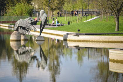 Vienoje gražiausių Panevėžio vietų – Senvagėje – panevėžiečius nustebino netikėtas vaizdas.