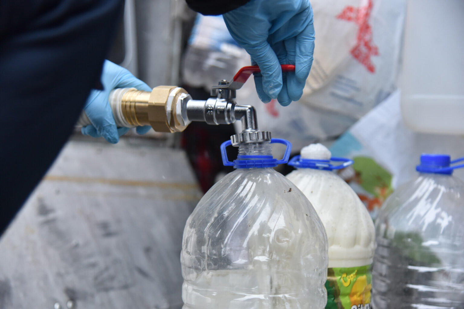 Dėl pieno supirkimo kainų protestavę ūkininkai nedaug ką tepasiekė.