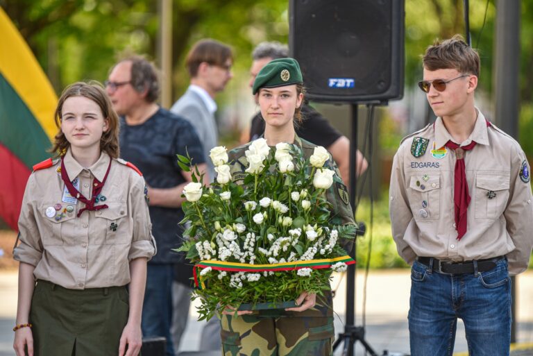 Panevėžyje antradienio vakarą paminėtos 104-osios Aukštaitijos regiono išvadavimo iš bolševikų okupacijos metinės.