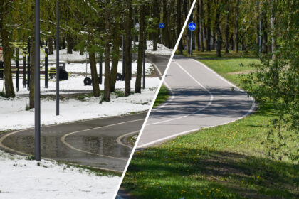 Pavasario pokštai juoko nebekelia. Prieš trejus metus tuo pačiu metu panevėžiečiai braidė po sniegą, o šįmet meldžia kritulių.