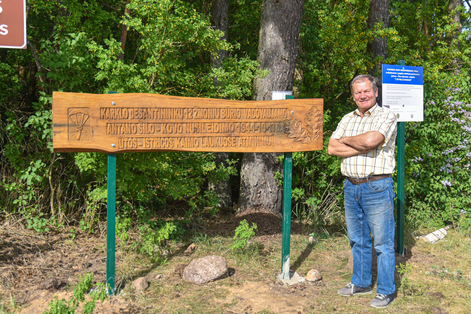 Įstricos kaimas Žaliosios girioje, pasak Zenono Vezbergo, buvo skaudžiai paliestas kovų su okupantais – iki šiol užgydyti ne visi jo randai. P. ŽIDONIO nuotr.