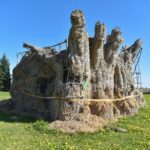 Kone du dešimtmečius Naujamiestį ne tik Lietuvoje, bet ir užsienyje garsinusio įspūdingo šiaudų skulptūrų parko greitai nebeliks nė kvapo.