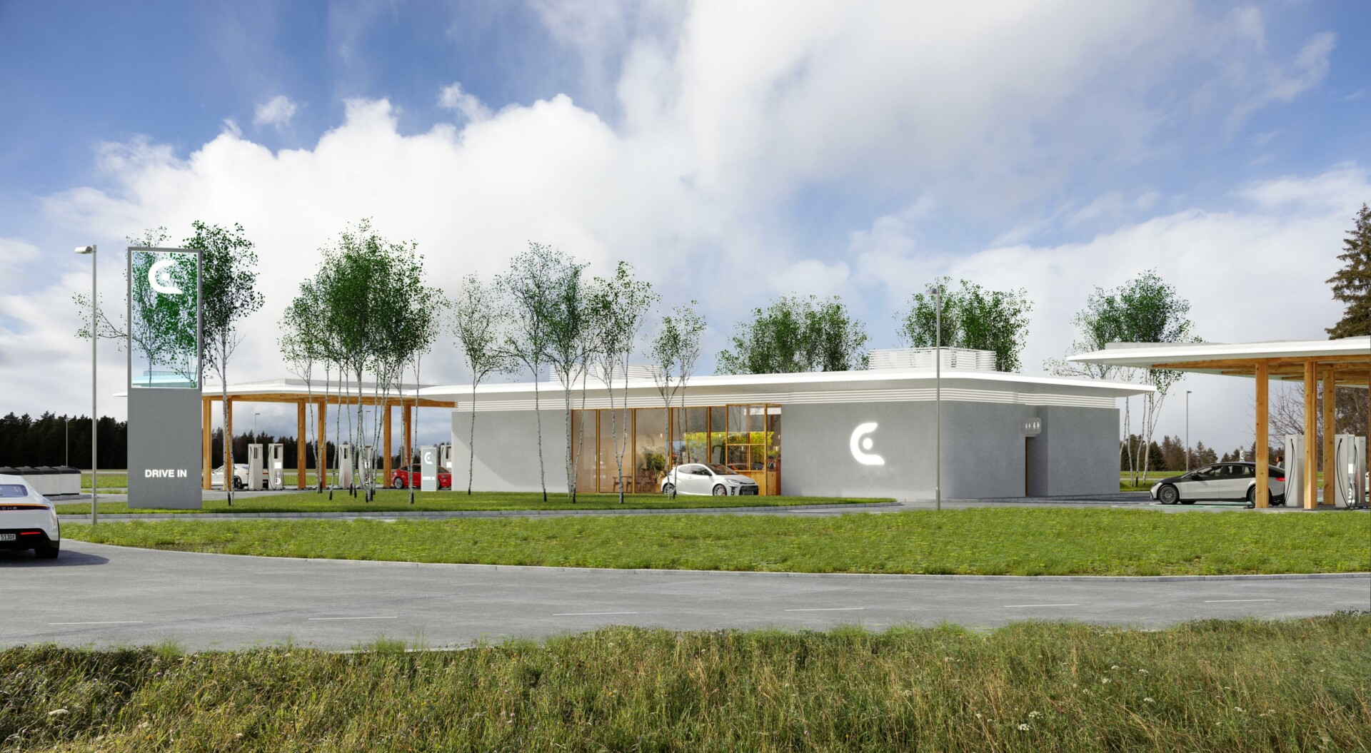 Architektūros studijos „SIENOS“ vizualizacija