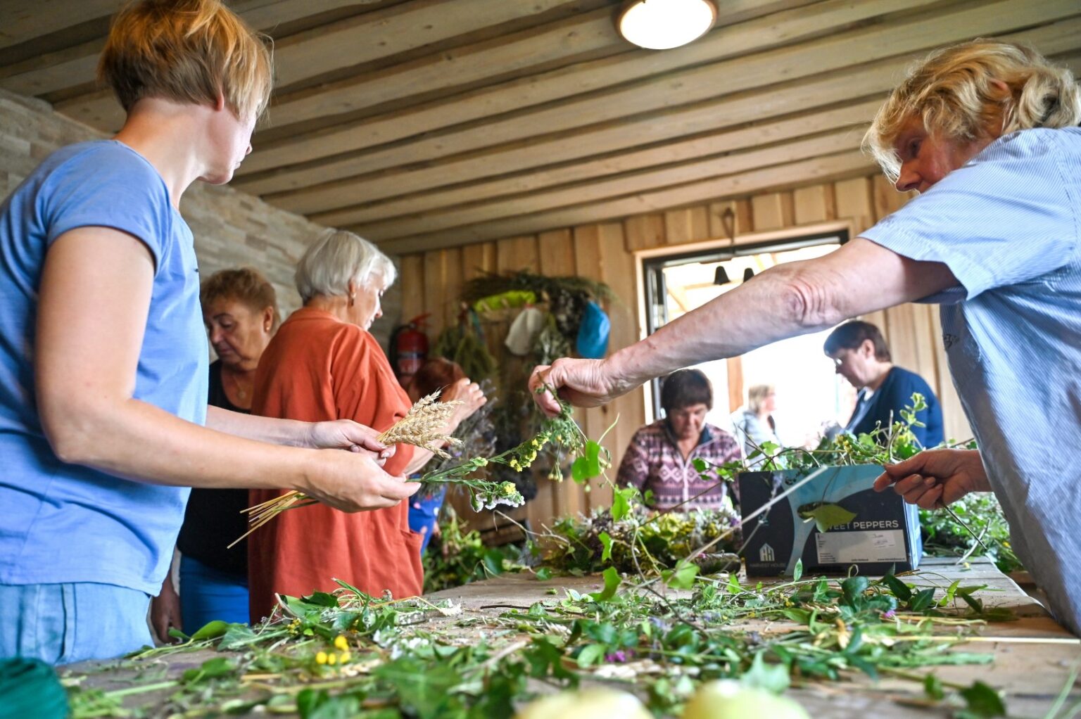 Artėjant Žolinei, sukrunta visa Krekenava.