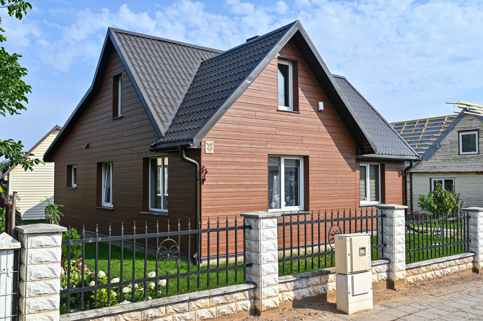 Buvęs filosofo Arvydo Šliogerio namas Šermukšnių gatvėje. G. KARTANO nuotr.