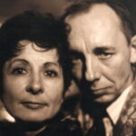 Arvydas Šliogeris su mama Ona Šliogeriene. 1997-ieji. PANEVĖŽIO KRAŠTOTYROS MUZIEJAUS rinkinių nuotr.