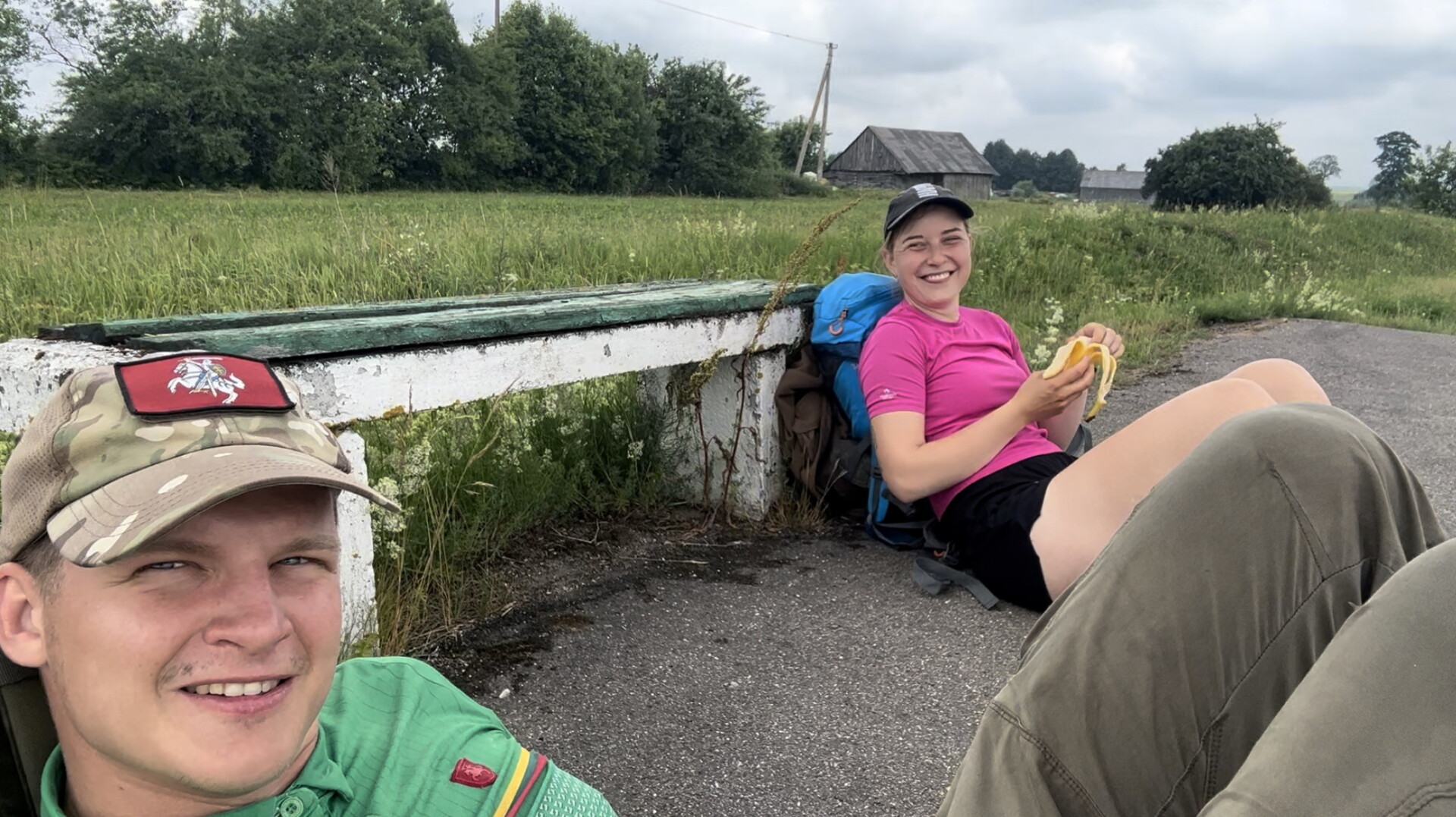 Pėsčiomis ar irklais, miškais, laukais, vieškeliais ir upėmis Mantas su drauge Ramune šią vasarą įveikė beveik keturis šimtus kilometrų. ASMENINIO ARCHYVO nuotr.