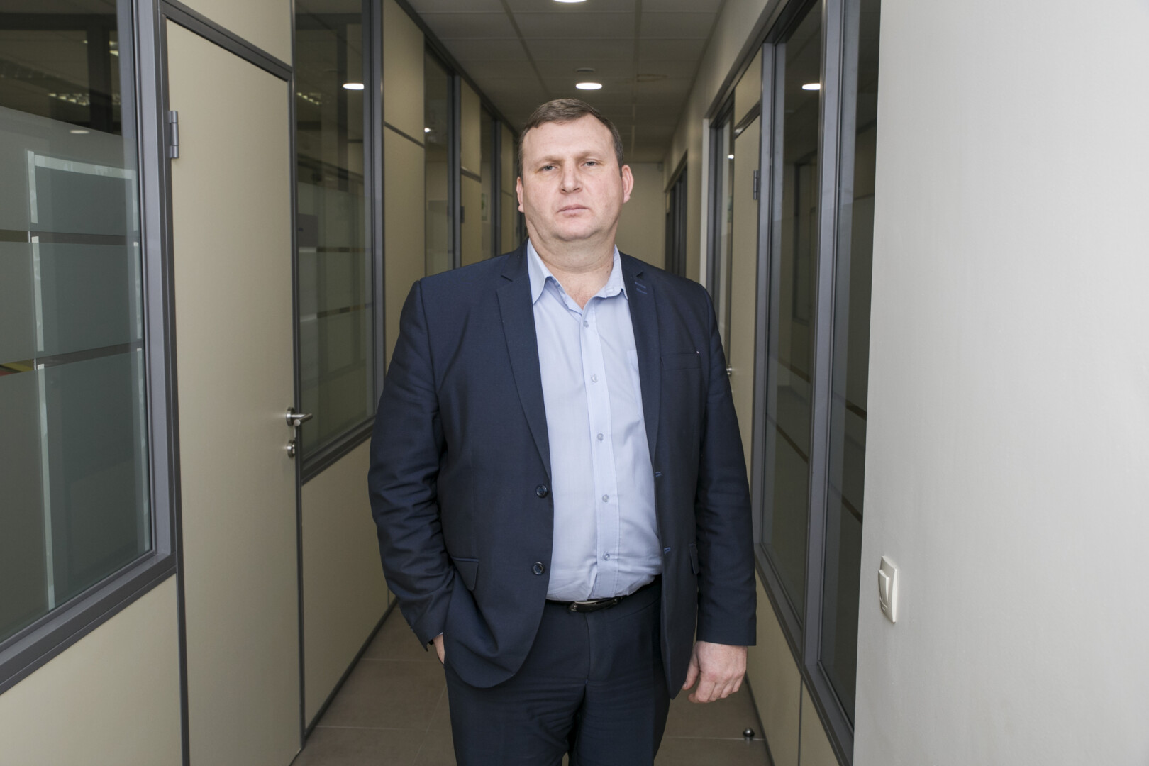 Gintautas Ulys tikina, kad jau kitų metų pradžioje Dvarininkų kaime pradės veikti naujoji maisto atliekų rūšiavimo linija. „SEKUNDĖS“ ARCHYVO nuotr. 