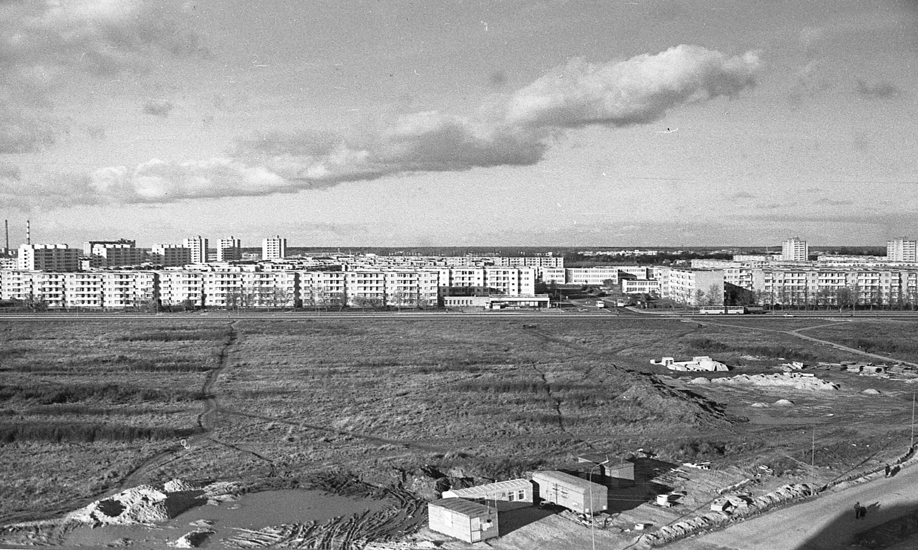 Taip Kniaudiškės atrodė lygiai prieš trisdešimt aštuonerius metus – 1985-ųjų spalio pabaigoje. J. PŪKIO nuotr.