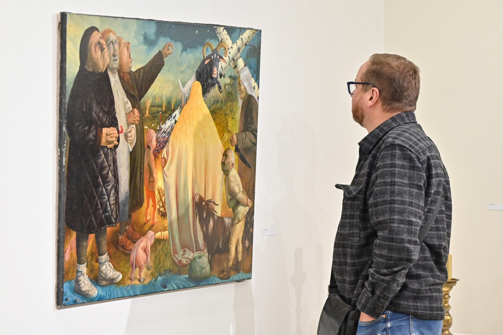 Romualdo Petrausko paroda „Levitacija“ Panevėžio dailės galerijoje. G. Kartano nuotr.