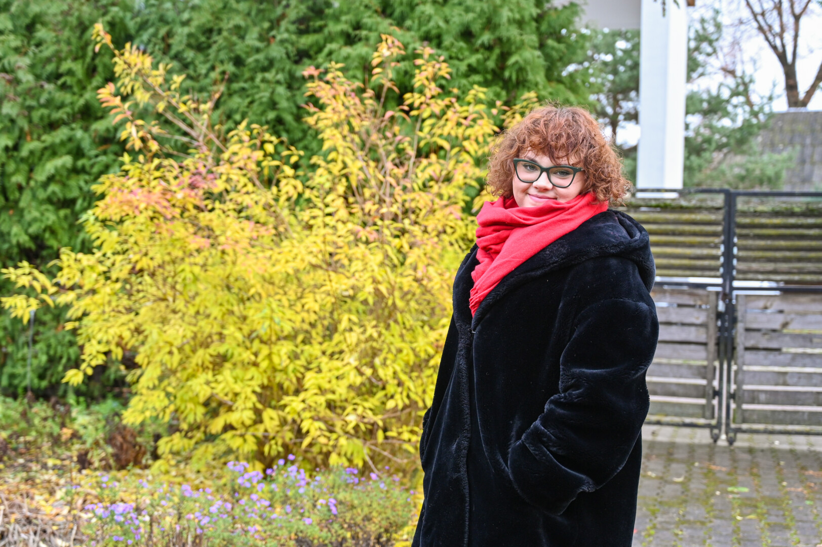 Jauna choro vadovė Beatričė savo muzikinę karjerą ir ateitį sieja su Panevėžiu. P. Židonio nuotr.