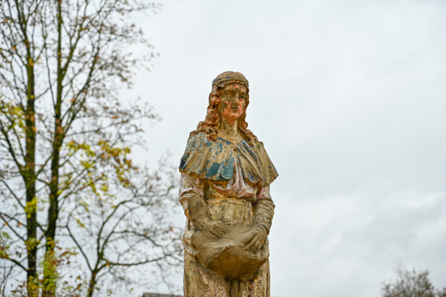 Prieš Vėlines Panevėžio Šv. apaštalų Petro ir Povilo parapijos senosiose kapinėse apsilankiusi garsaus skulptoriaus Vincento Jakševičiaus provaikaitė apstulbo.