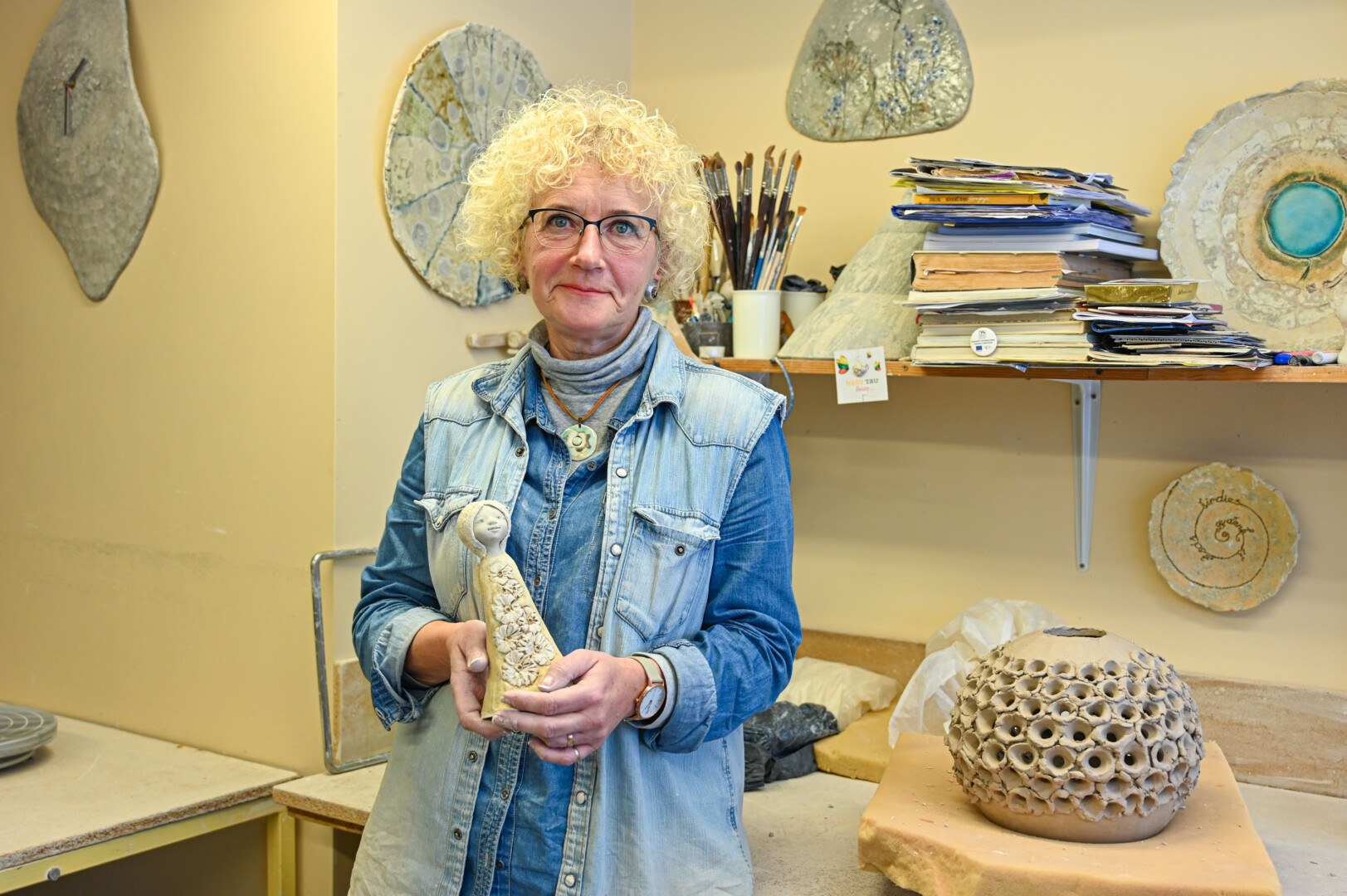 Keramikė Birutė Verbickaitė. P. Židonio nuotr.