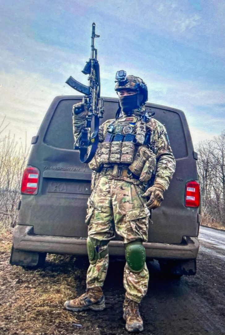 Tokia Ukrainos kario ekipuotė kainuoja 35 tūkstančius eurų. E. BUTRIMO nuotr.